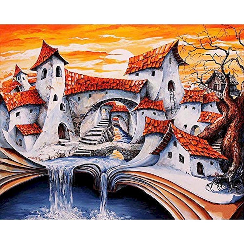 DIY Digital Oil Painting Manual Oil Paint Decorative Painting