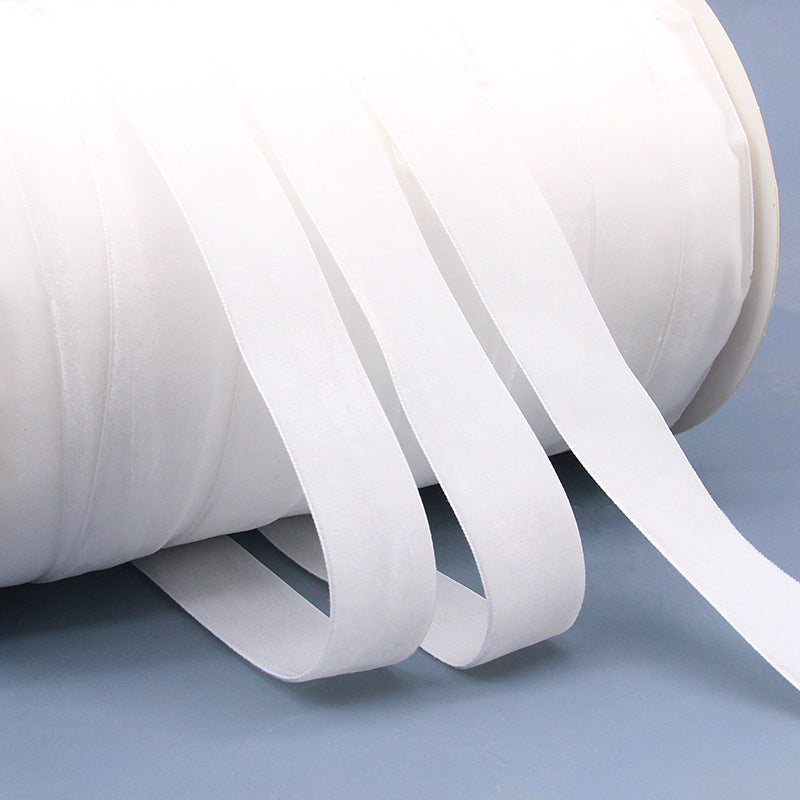 Household Portable Solid Color Velvet Ribbon