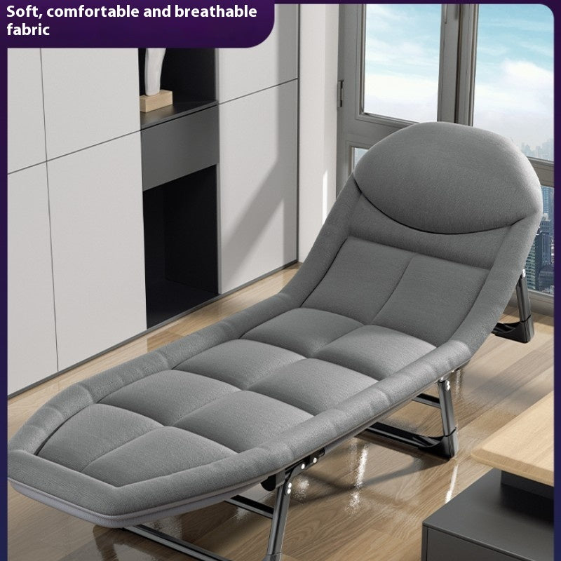 Single Office Lunch Break Recliner Folding Camp Bed