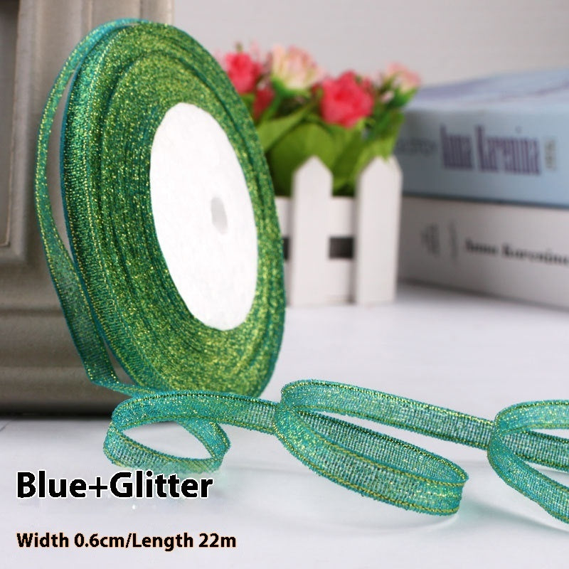 Colored Bands Gift Packaging Bow Ribbon