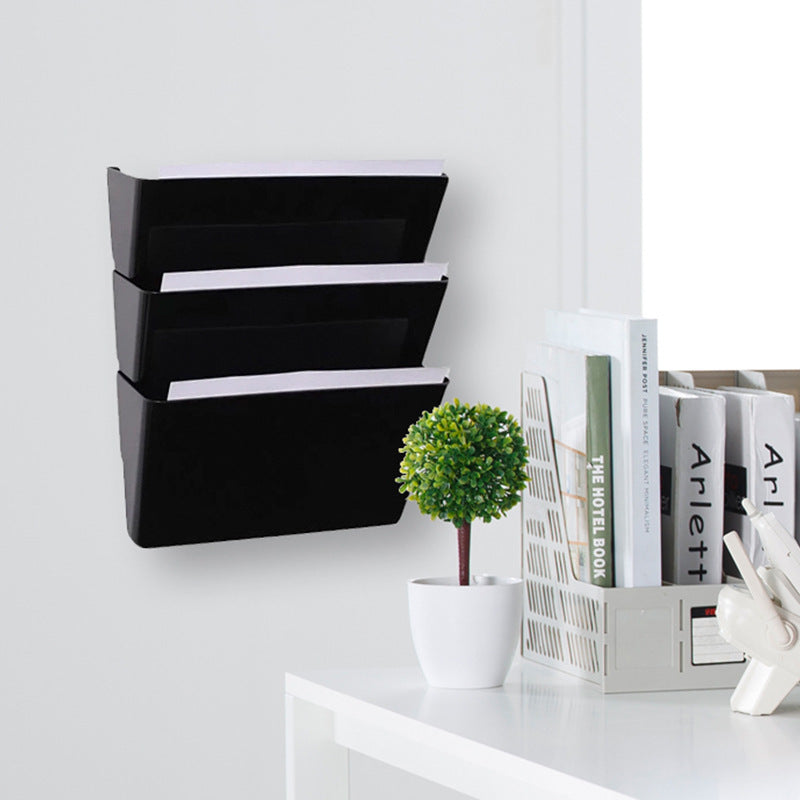 Household Fashion Plastic Wall-mounted File Holder