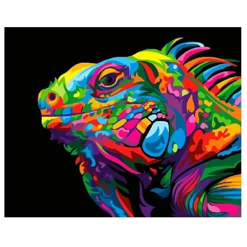 Animal Diamond Painting Lion Tiger Cat Dog Complete Cross  Kit
