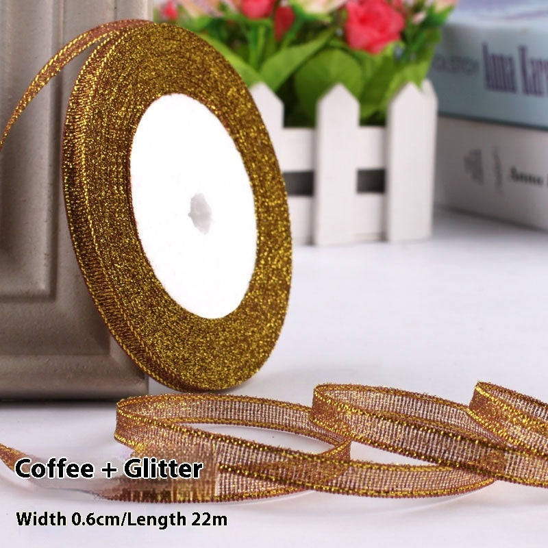 Colored Bands Gift Packaging Bow Ribbon