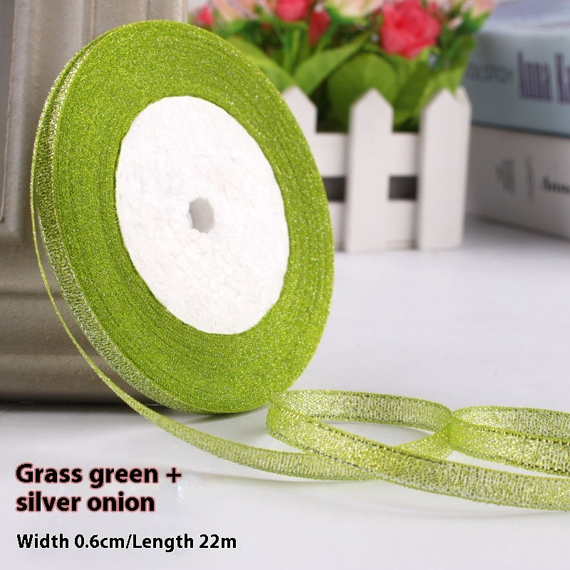 Colored Bands Gift Packaging Bow Ribbon