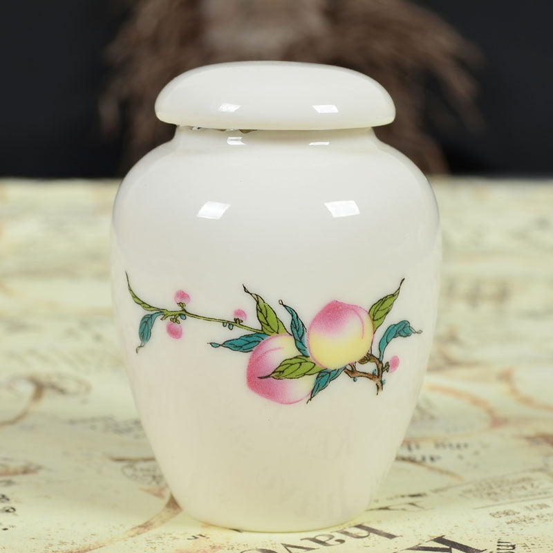 Household Portable Mini Ceramic Tea Jar