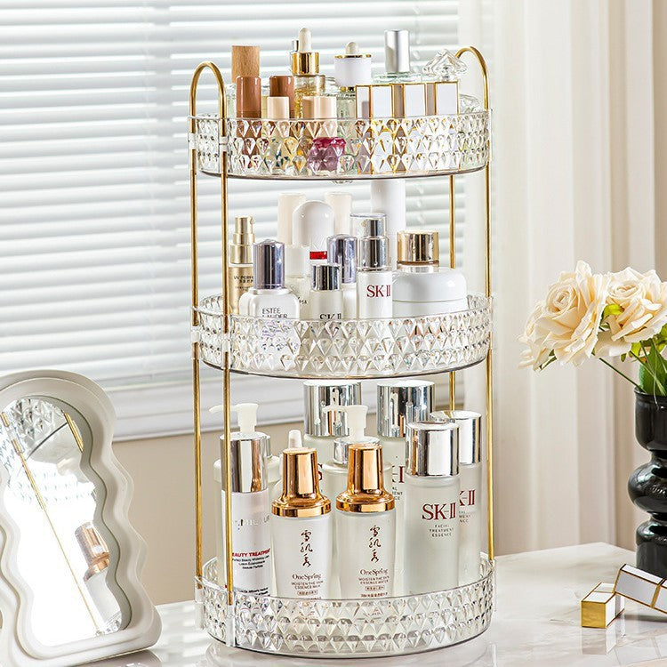 Household Light Luxury Cosmetics Storage Box
