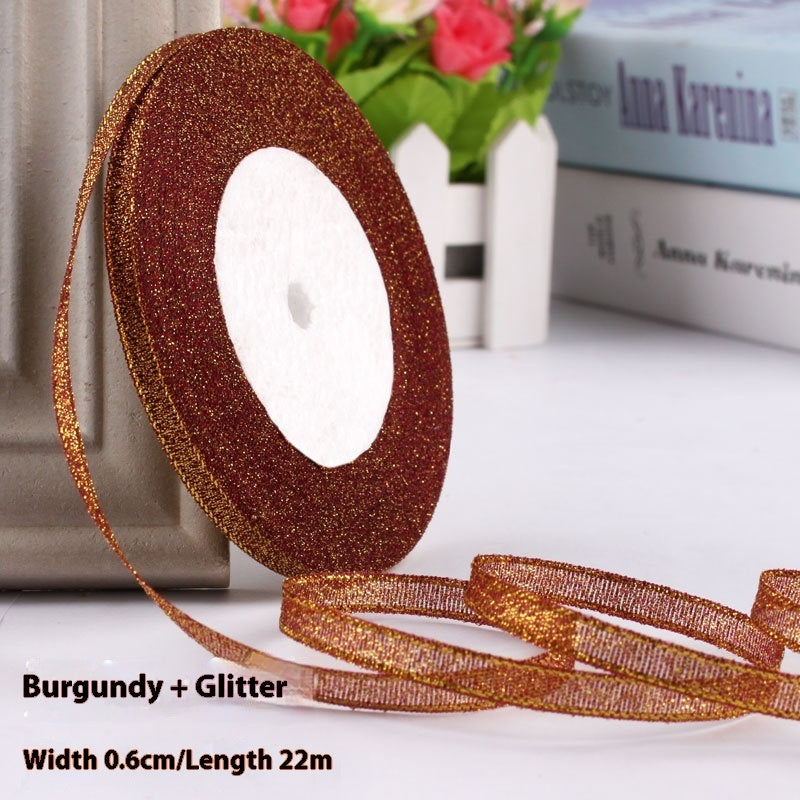 Colored Bands Gift Packaging Bow Ribbon