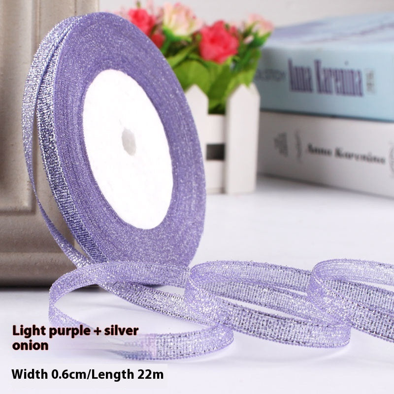 Colored Bands Gift Packaging Bow Ribbon