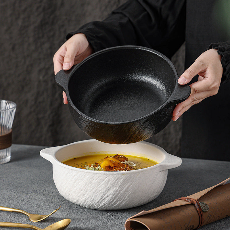 New Household Minimalist Binaural Japanese Instant Noodle Bowl