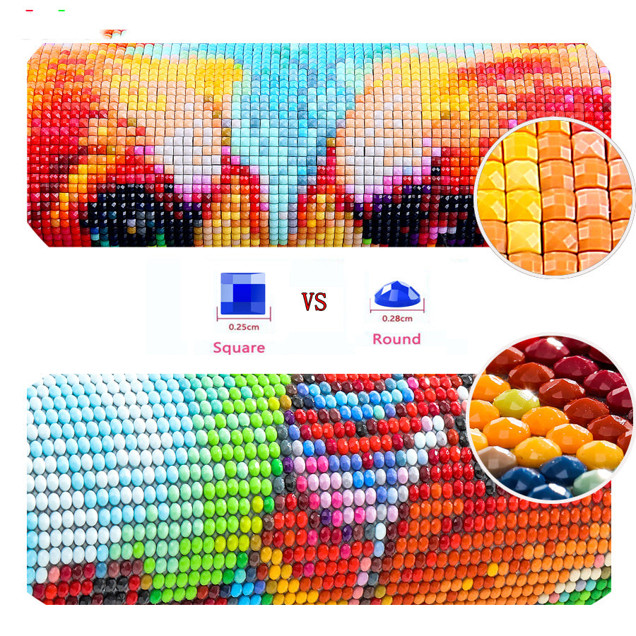 Full Square Diamond Painting Lovers Scream Loud Cross