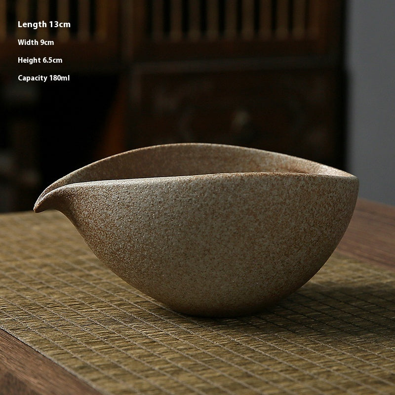 Tea Set For Making Matcha With Coarse Pottery