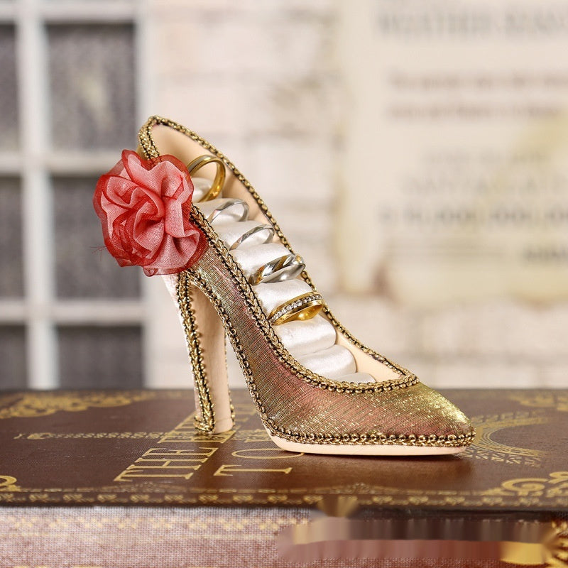 Jewelry Display Shelf High Heels Storage Ear Stud And Ring Home