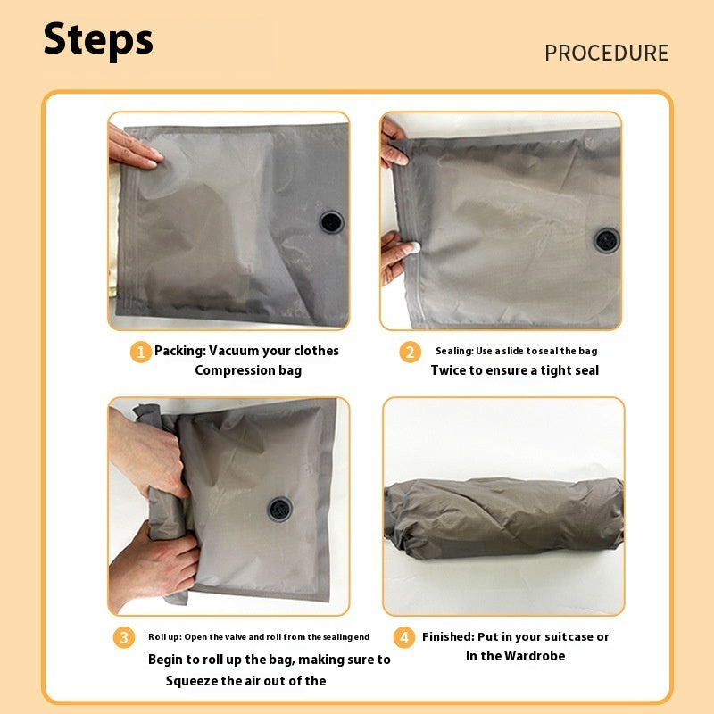 Clothing Organizing Hand Roll Bag Clothing Storage Vacuum Buggy Bag