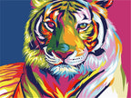 Animal Diamond Painting Lion Tiger Cat Dog Complete Cross  Kit