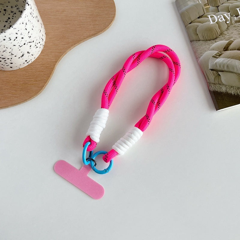 Mobile Phone Lanyard Portable Twist Rope Anti-lost Pendant Strong