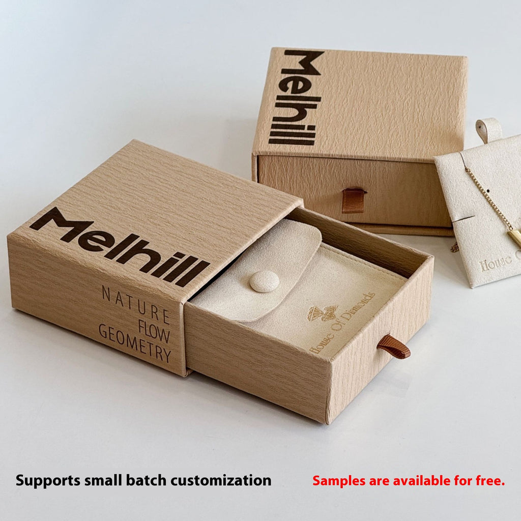 Cloud Brown Light Luxury Universal Cardboard Drawer Jewellery Box