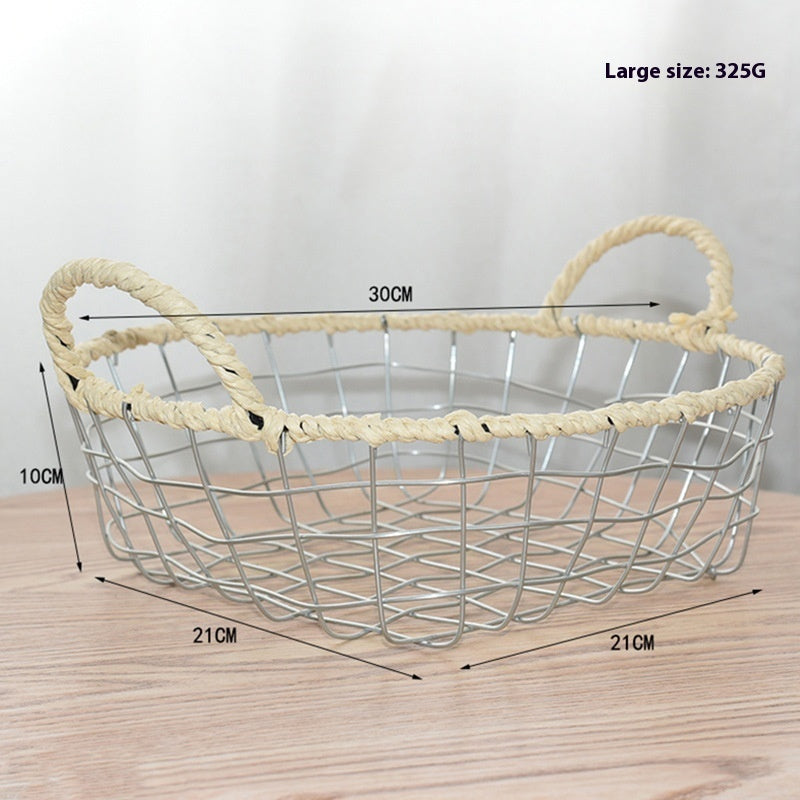 Personality Wire Woven Storage Basket