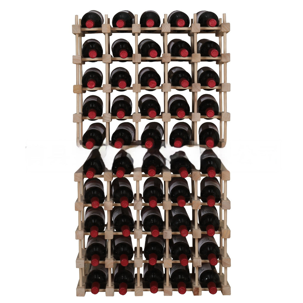 Solid Wood Wine Rack Wooden Assembly Display Multi-bottle Storage