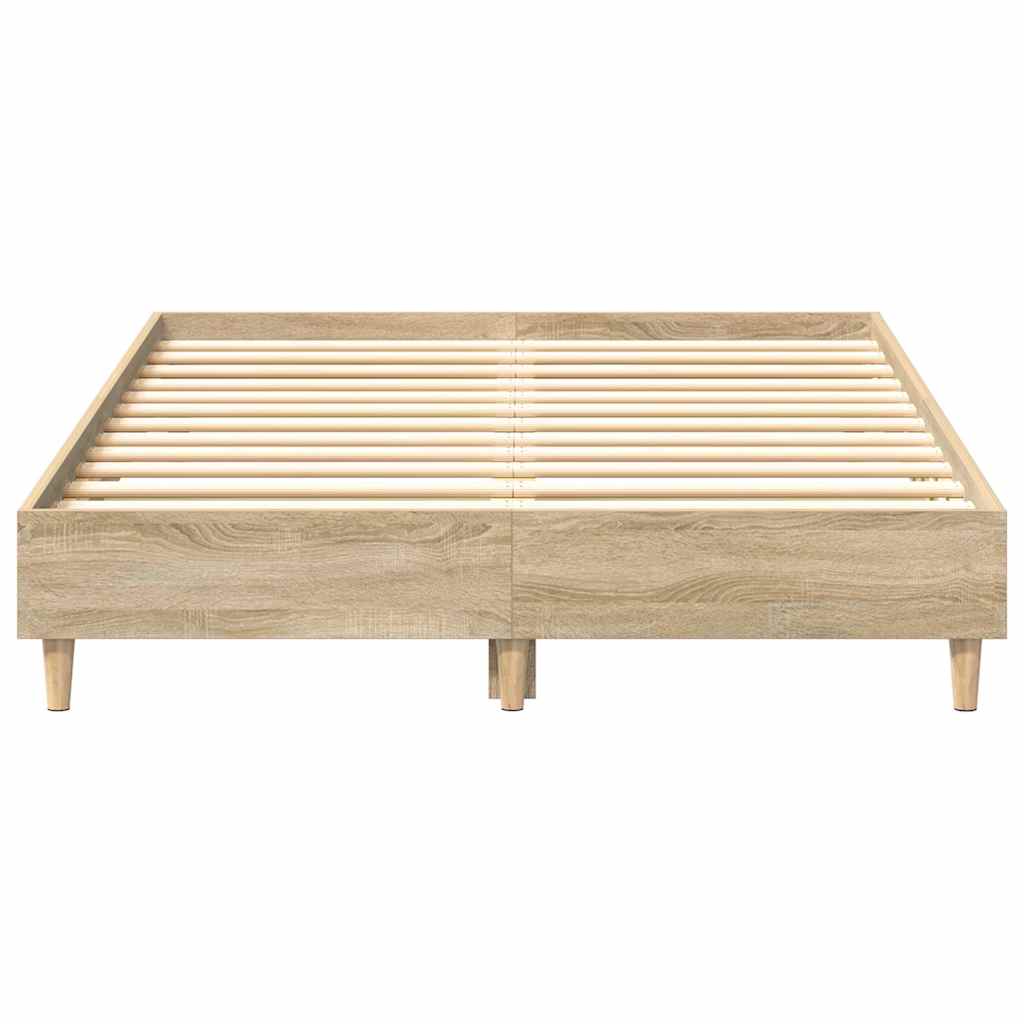 struttura letto senza materasso struttura letto in legno composito di rovere Sonoma
