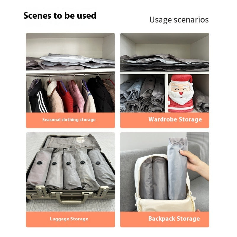 Clothing Organizing Hand Roll Bag Clothing Storage Vacuum Buggy Bag