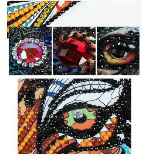 Mit Perlen - Der Elefant - Diamond-Painting