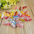 Sewing thread card clip