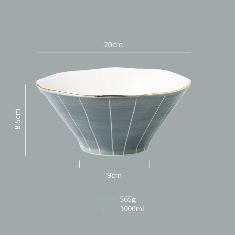 Noodle Soup Bowl Ceramic Ceremonial Tableware