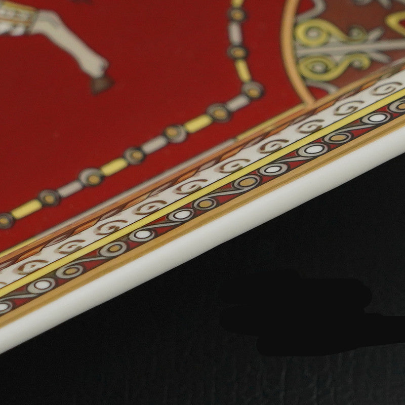 Large Capacity Two-slot War Horse Ashtray