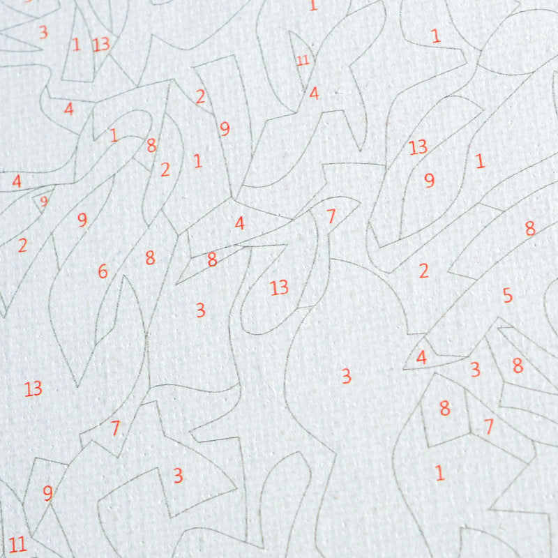 DIY Digital Oil Painting Natural Landscape Flower Painting