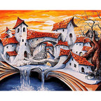DIY Digital Oil Painting Manual Oil Paint Decorative Painting