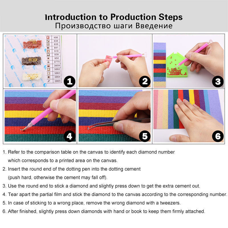 5D DIY Diamond Painting  Flower Skull Embroidery CrossStitch 5D