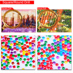 HD Diy Diamond Painting Round Diamond Square Diamond Cross Stitch