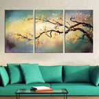 DIY Modern Flower Tree 5D Diamond Embroidery Painting Full Drill Round Diamond Picture Mosaic Cross  Kit Diamond Painting
