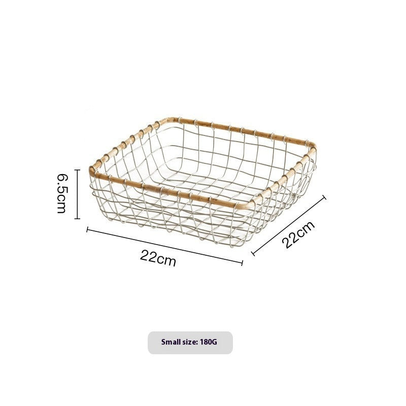 Personality Wire Woven Storage Basket