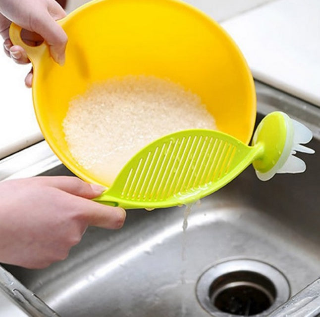 Multi-functional Silicone Rice Strainer
