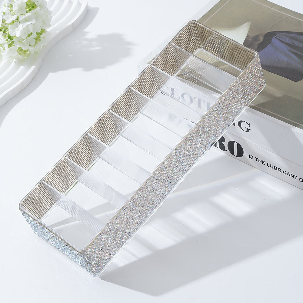 Household 10 Grid Jewelry Storage Box