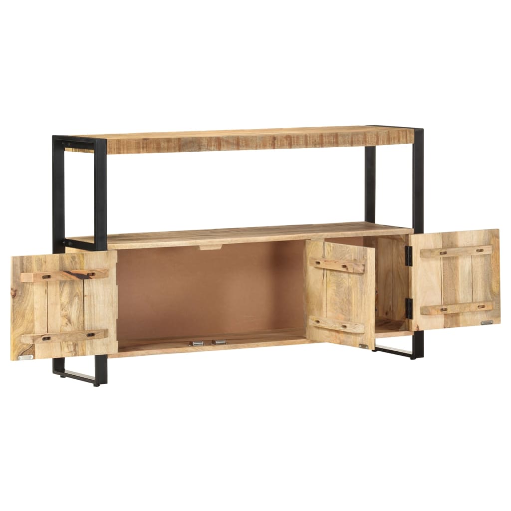 Credenza 120x30x75 cm Legno massello di mango
