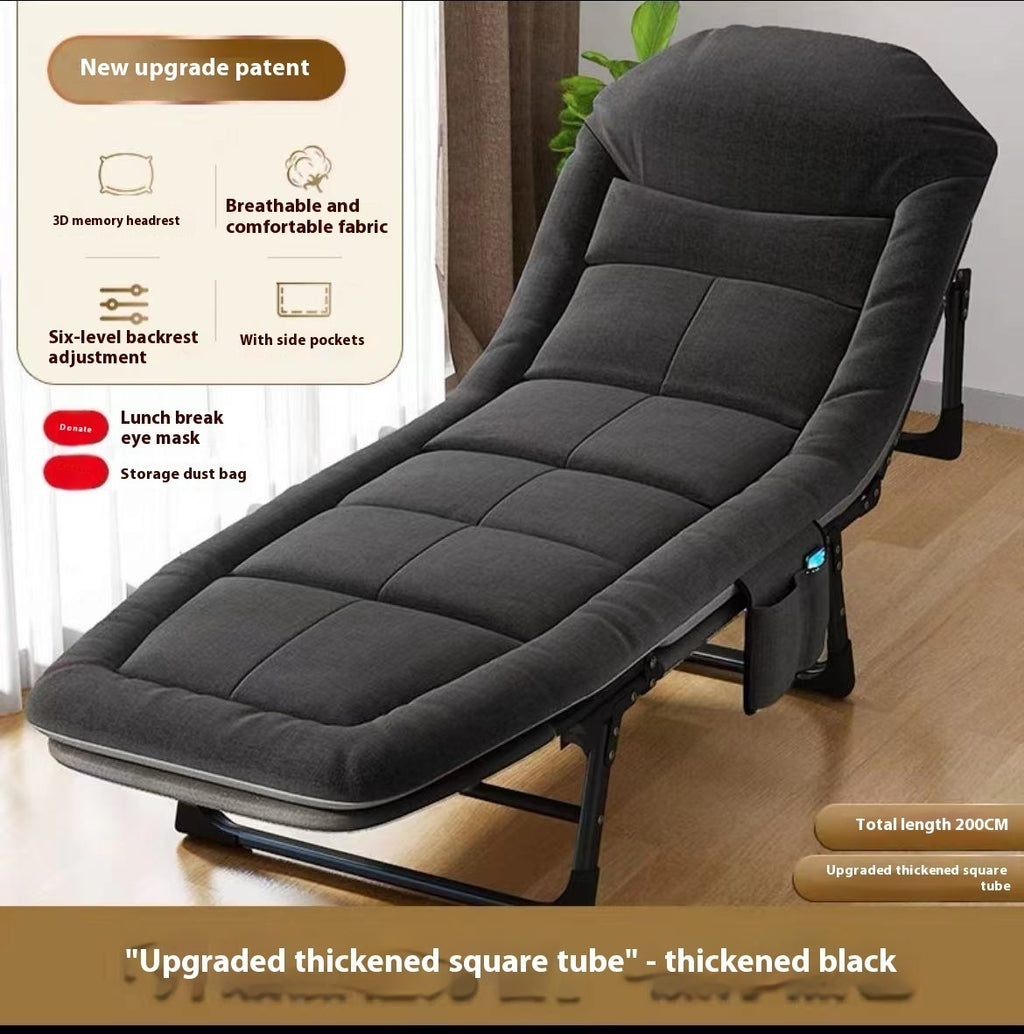 Single Office Lunch Break Recliner Folding Camp Bed