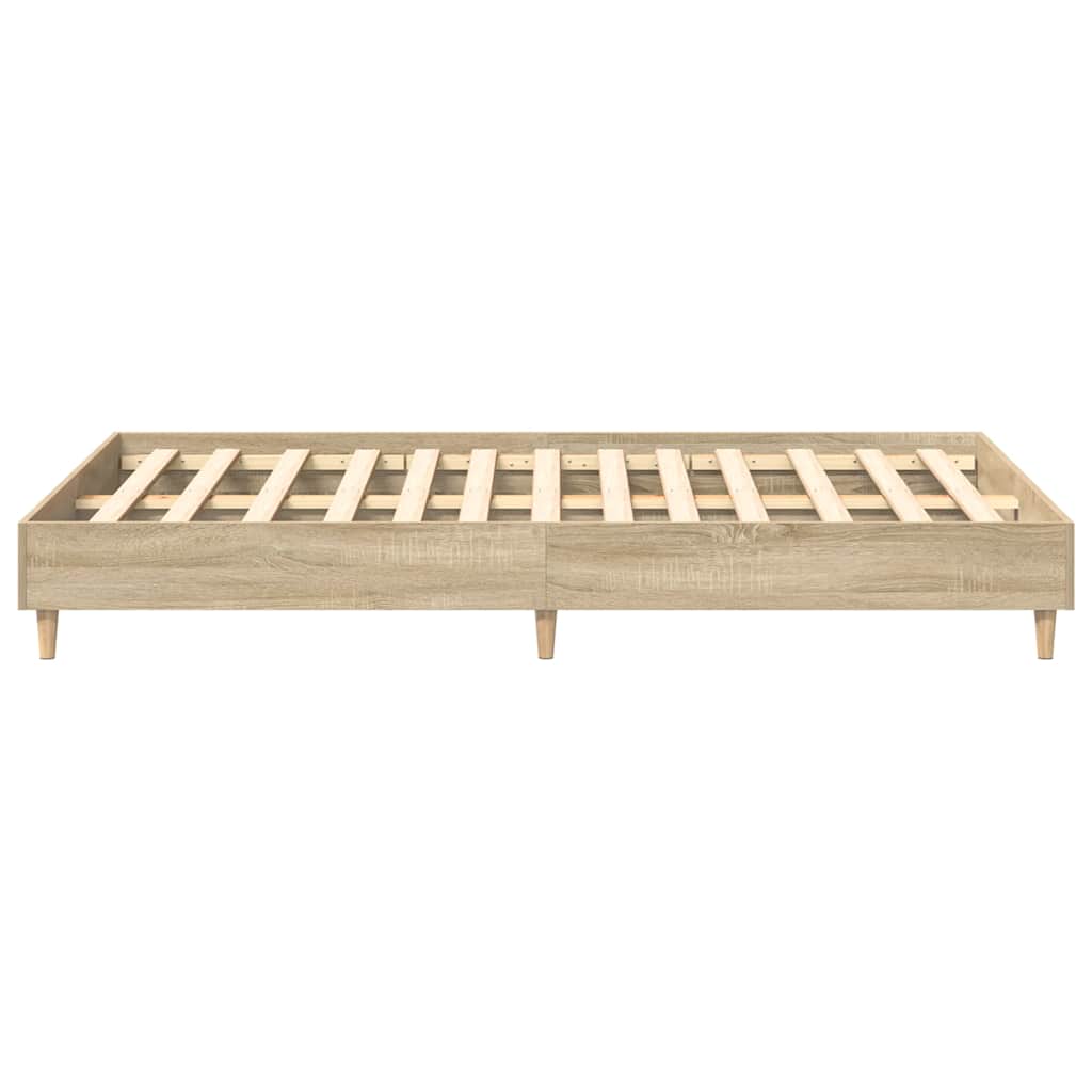struttura letto senza materasso struttura letto in legno composito di rovere Sonoma