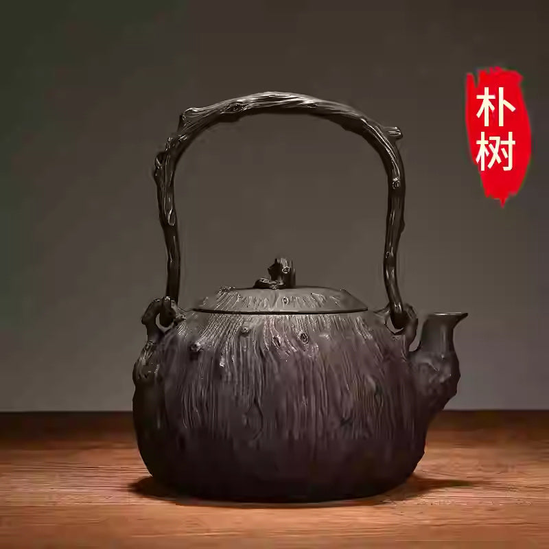 Handmade Iron Pot Chinese Lost-wax Casting Craft Cast Iron Teapot
