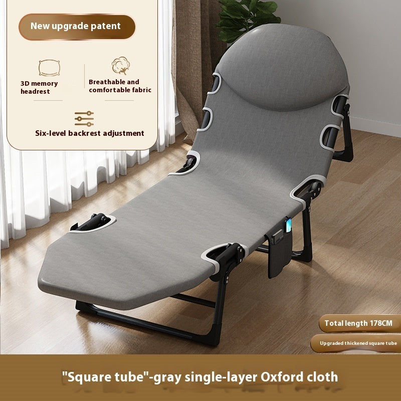 Single Office Lunch Break Recliner Folding Camp Bed