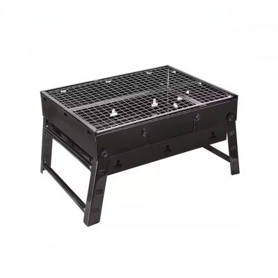 Stainless Steel Folding Barbecue Grill Charcoal Grill Korean Skewers Grill