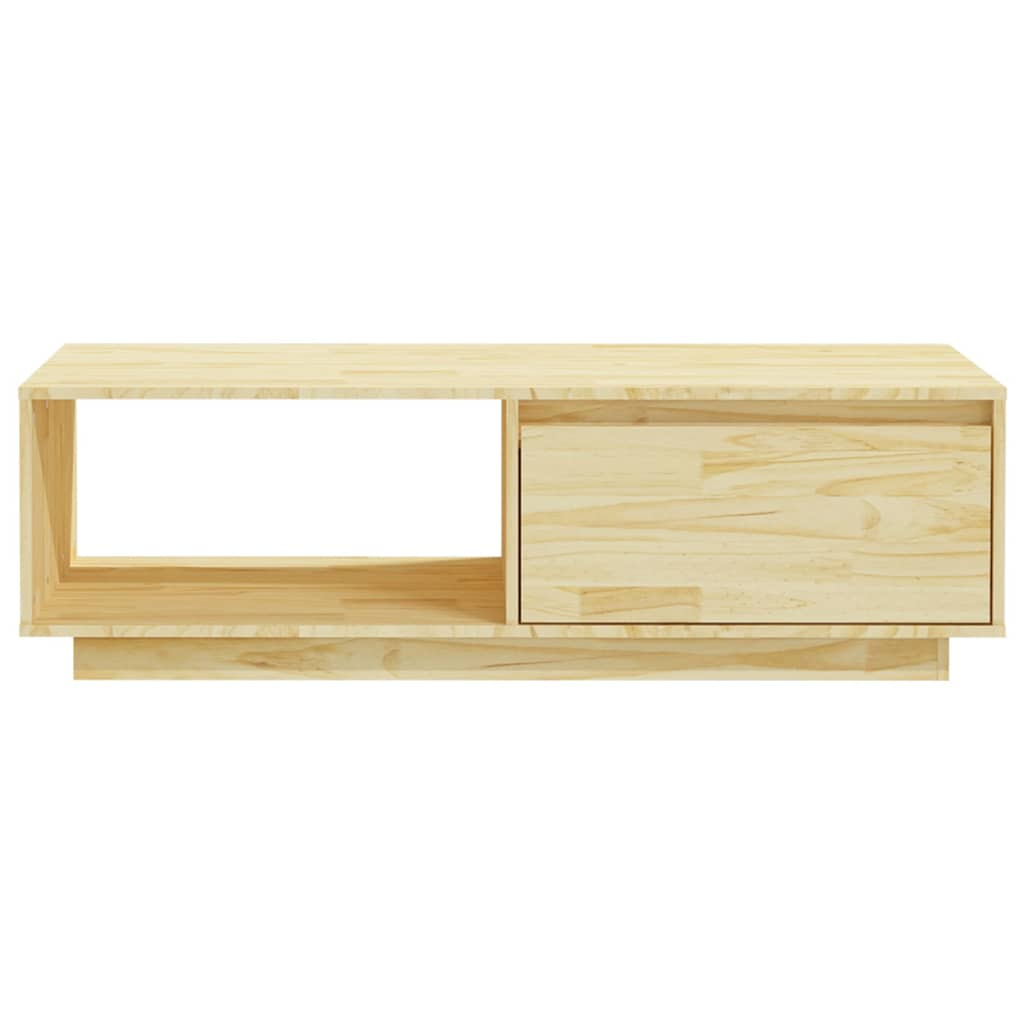 Tavolino da caffè 110x50x33,5 cm Legno massello di pino