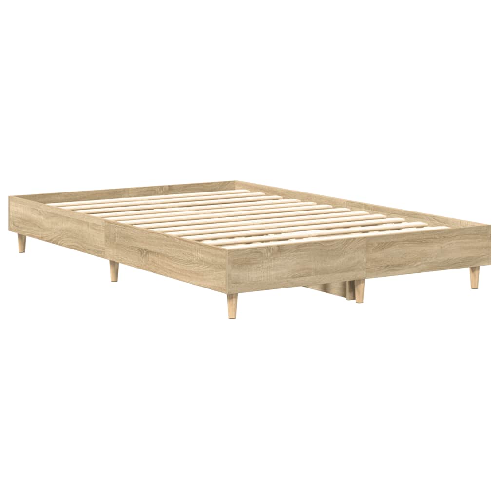 struttura letto senza materasso struttura letto in legno composito di rovere Sonoma