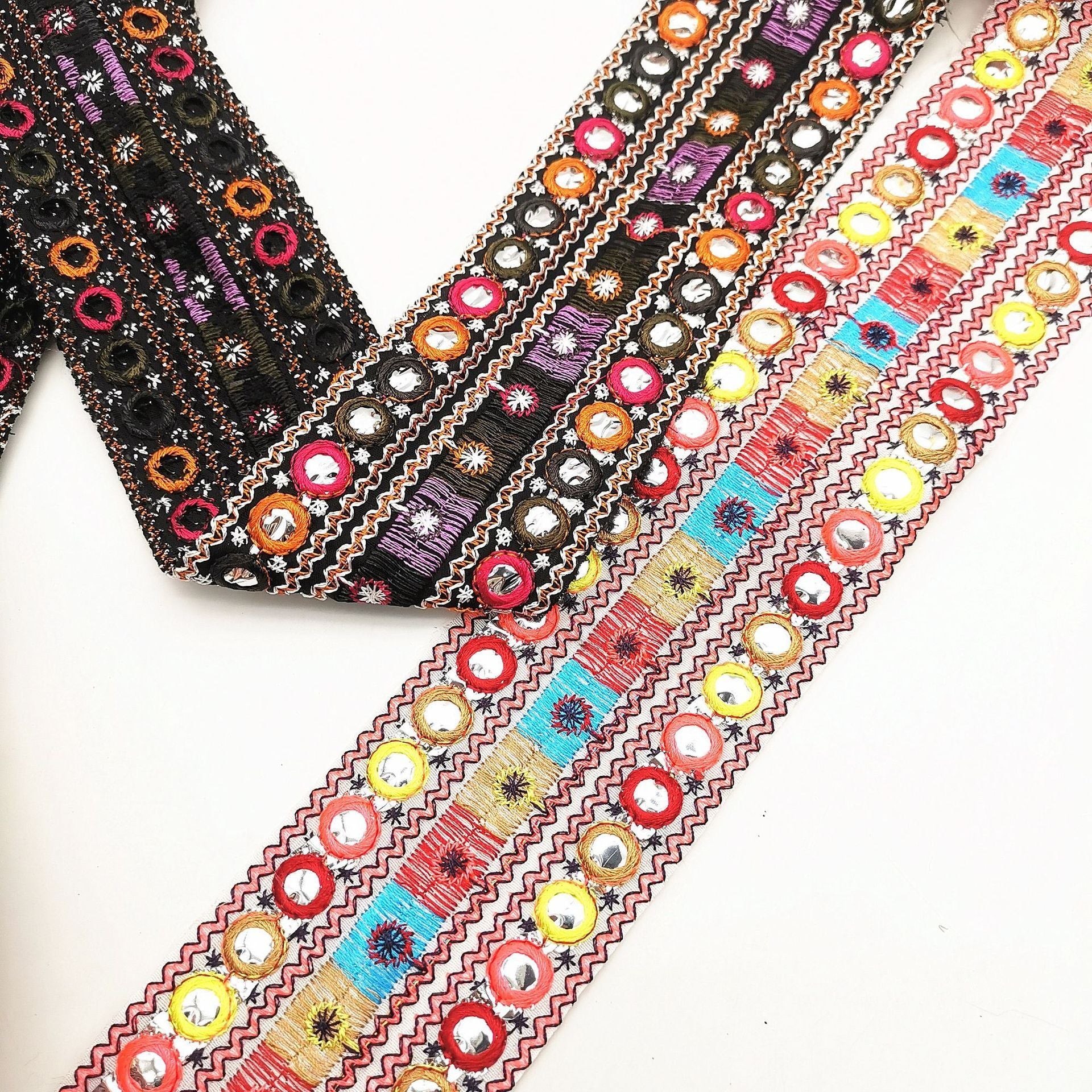 Lens Embroidery Lace DIY Ethnic Style Clothing Accessories Ribbon