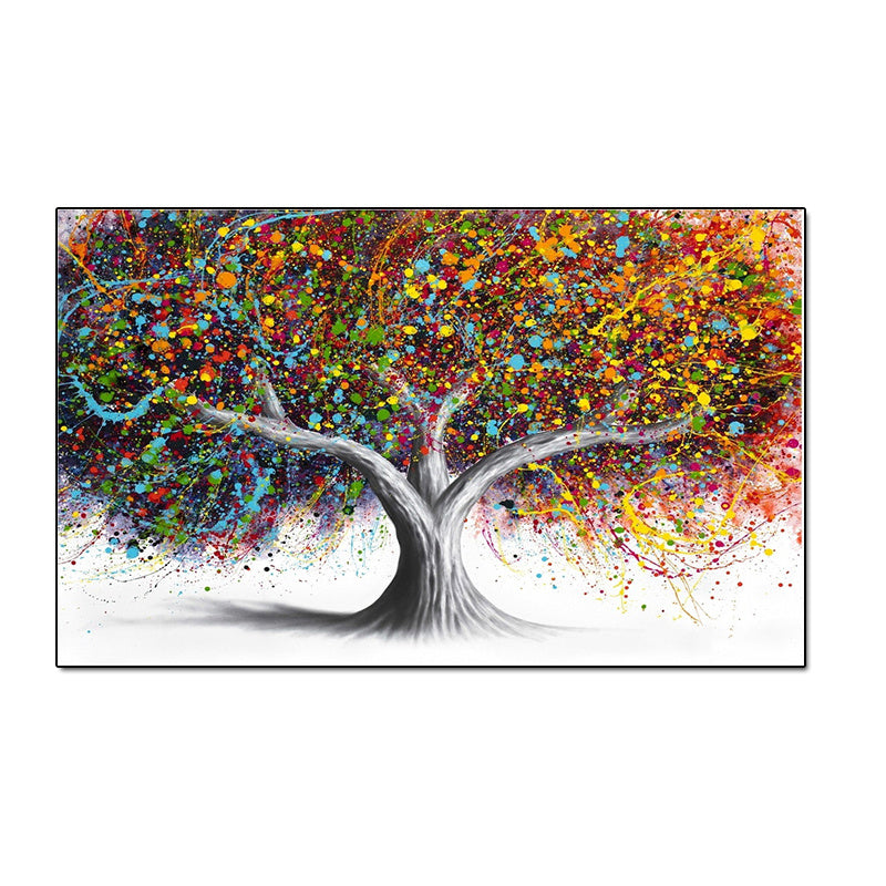Decorative painting of art pavilion living room