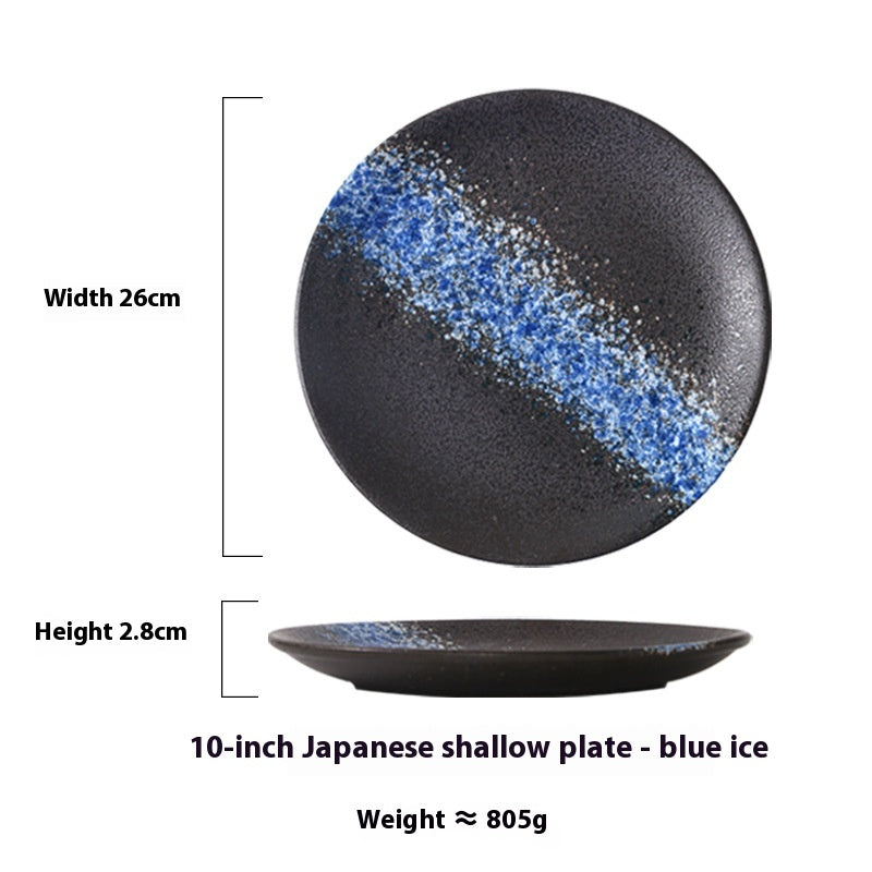 Japanese Household Simple Ceramic Shallow Plate