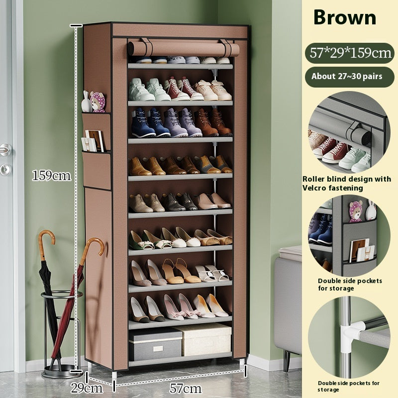 Simple Dustproof Multi-layer Household Storage Shoe Rack