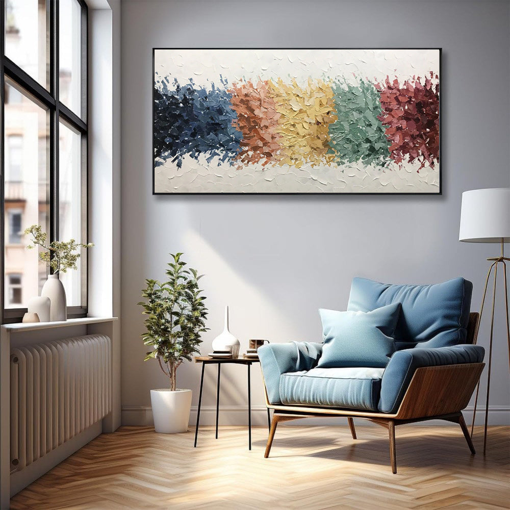Handmade Abstract Color Oil Painting On Canvas Modern Home Decor Large Texture Poster Wall Art Picture Room Decoration