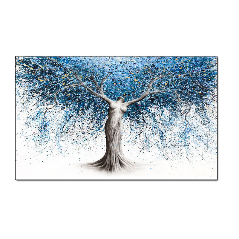 Decorative painting of art pavilion living room